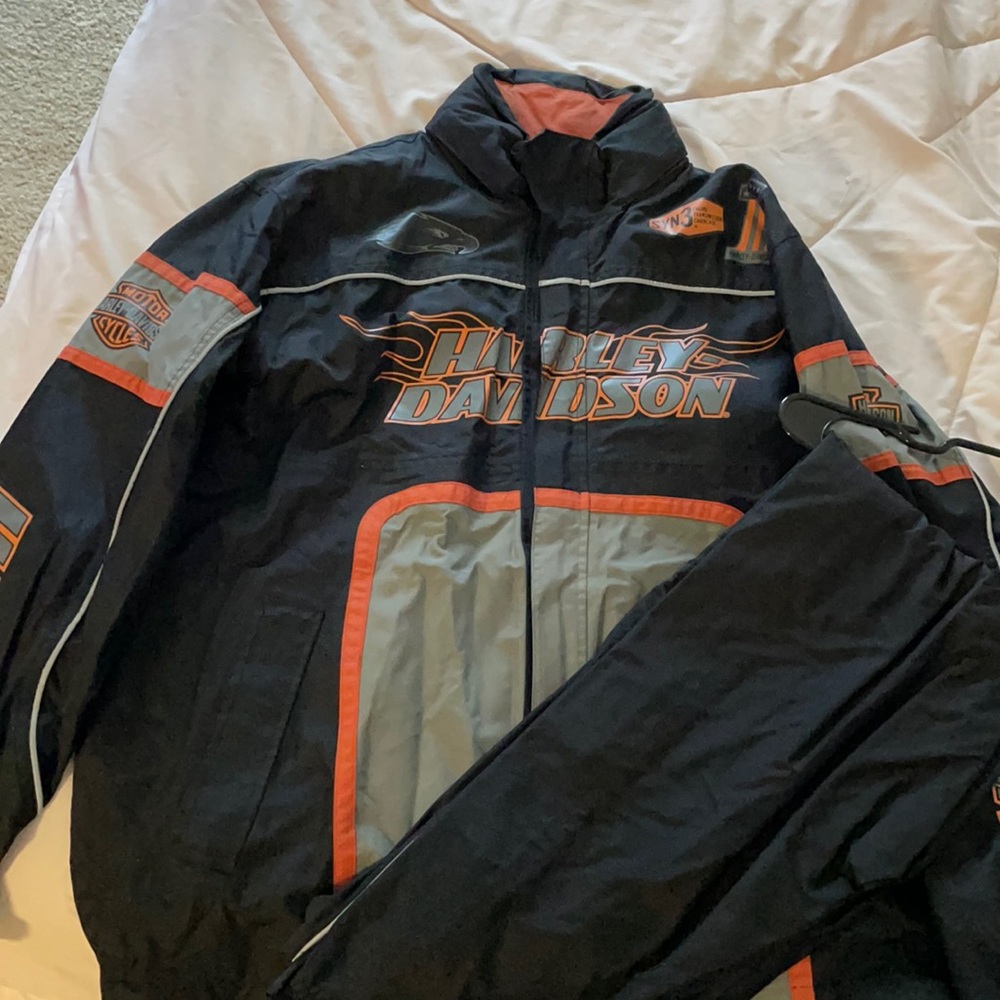 Mens rain gear by Harley Davidson